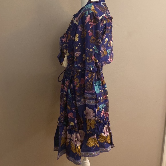 Aly Daly Bohemian Floral Print Mini Dress - Picture 2 of 15